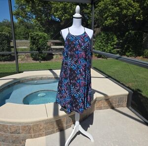 Decree tropical black dress XXL